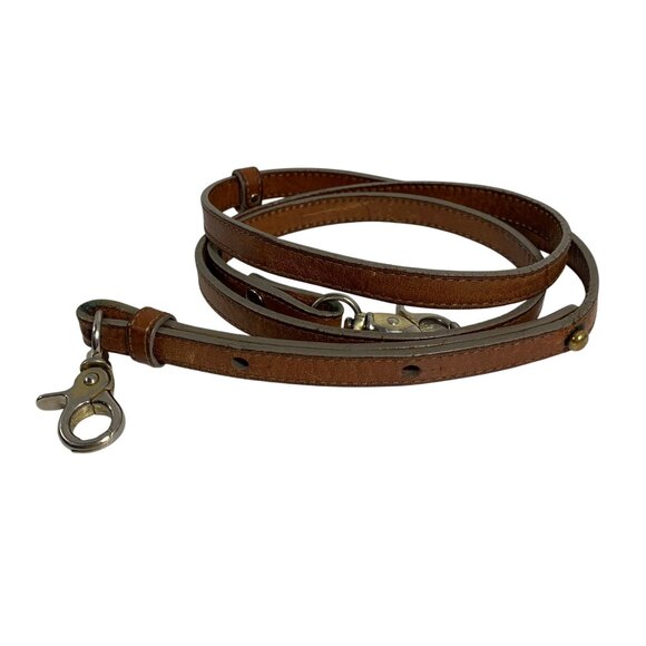 Brahmin Croc Embossed & Ostrich Leather Convertible Crossbody Clutch - Picture 15 of 15